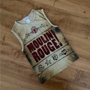 Moulin Rouge Graphic Cotton Tank Top S-M